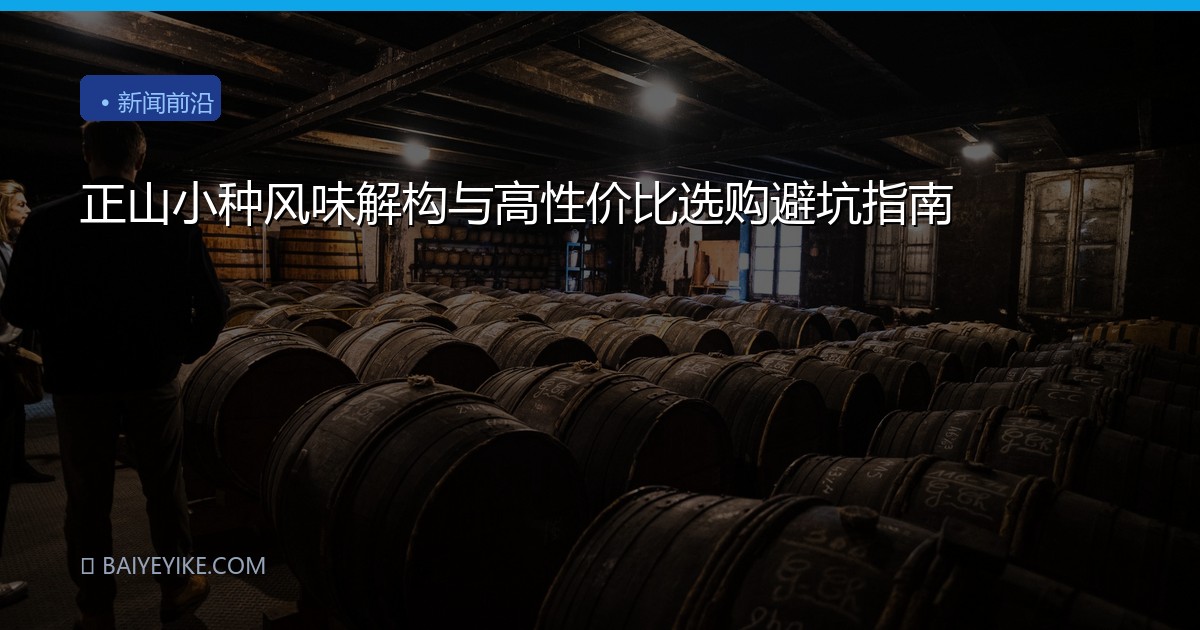 正山小种风味解构与高性价比选购避坑指南